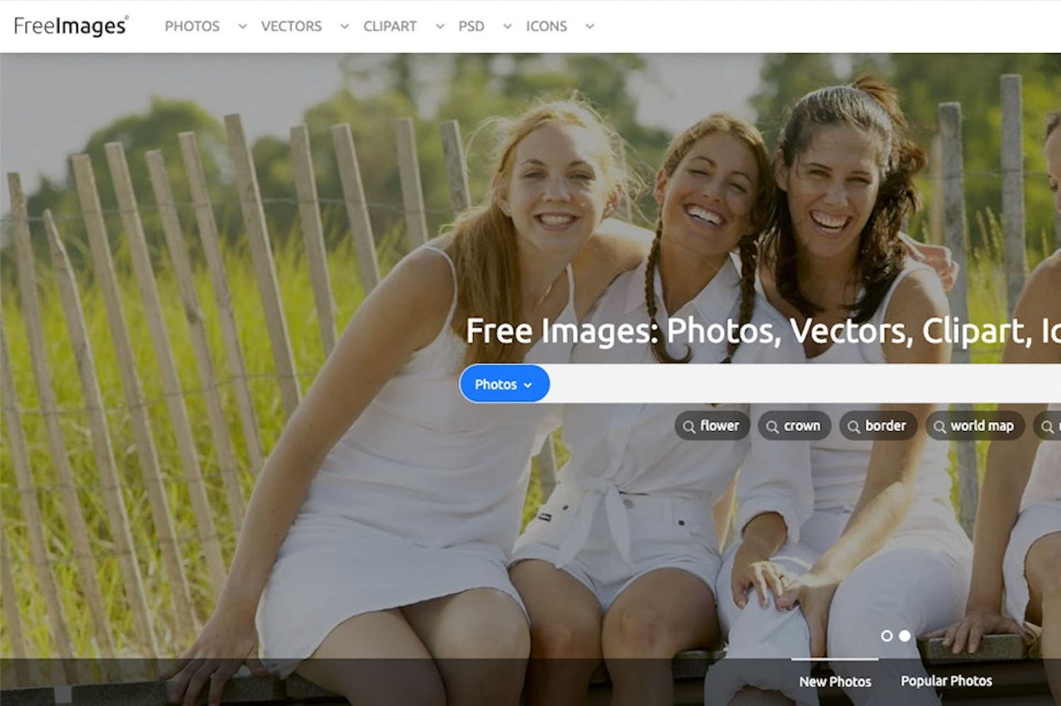 FreeImages. FreeImages nimensä mukaan pursuaa ilmaisia kuvia.